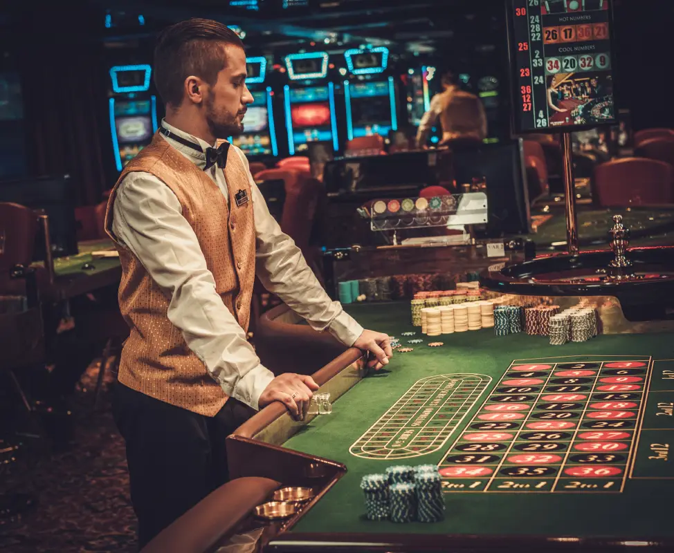 Grey snow poker